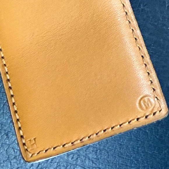 Vintage Hermès Ebene brown CROC collier de chien crocodile belt main image 5